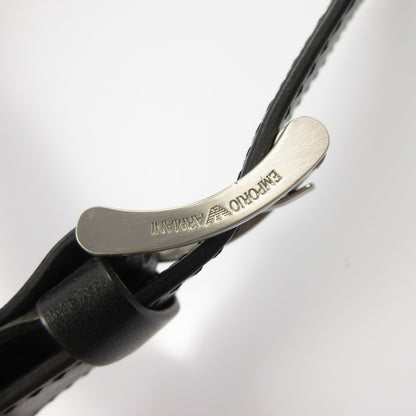 【中古】Emporio Armani | エンポリオ・アルマーニ イーグル総柄 ウエストバッグ YEMD52 ブラック