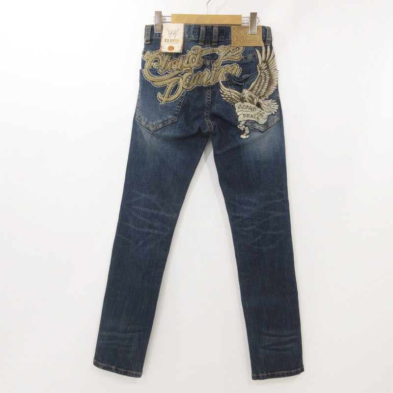 【中古】 デニムパンツ CDP580 ブルー