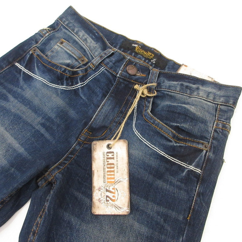 【中古】 デニムパンツ CDP580 ブルー