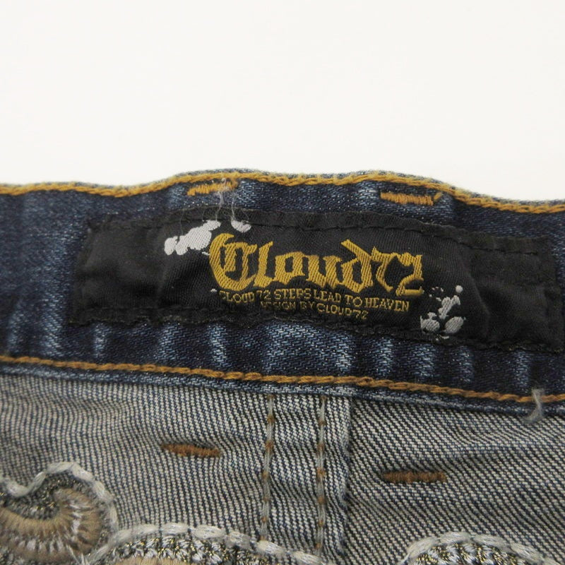 【中古】 デニムパンツ CDP580 ブルー