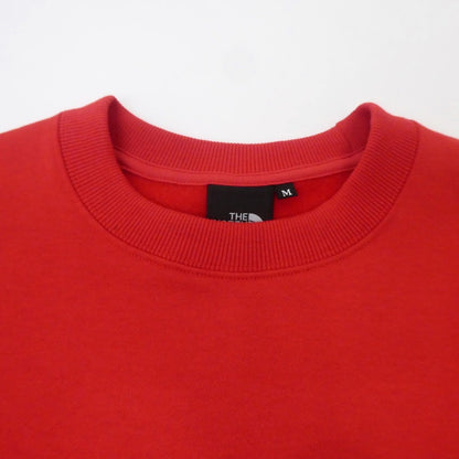 【中古】THE NORTH FACE | ザ・ノースフェイス Small Logo Heather SWEAT CREW スウェット NT62337 レッド サイズ：M
