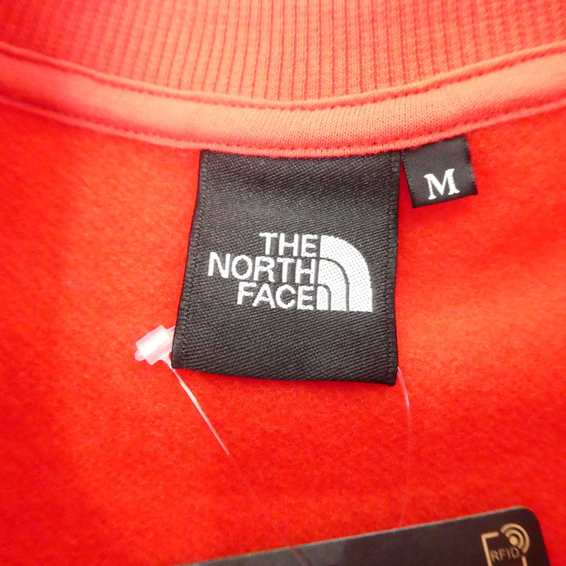 【中古】THE NORTH FACE | ザ・ノースフェイス Small Logo Heather SWEAT CREW スウェット NT62337 レッド サイズ：M