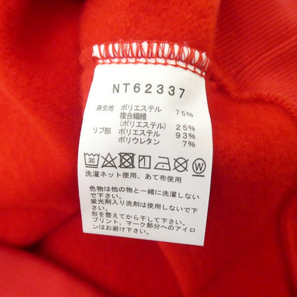 【中古】THE NORTH FACE | ザ・ノースフェイス Small Logo Heather SWEAT CREW スウェット NT62337 レッド サイズ：M