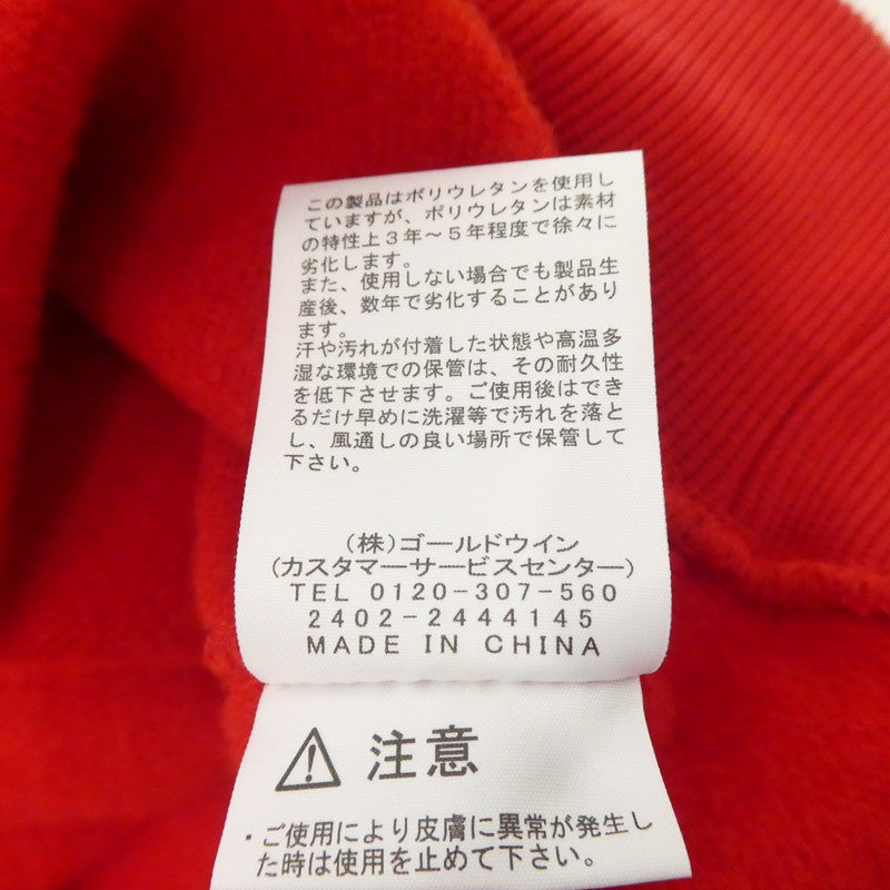【中古】THE NORTH FACE | ザ・ノースフェイス Small Logo Heather SWEAT CREW スウェット NT62337 レッド サイズ：M