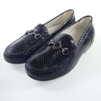 【中古】 TAGO SCHWARZ ローファー 437505 ネイビー 24cm