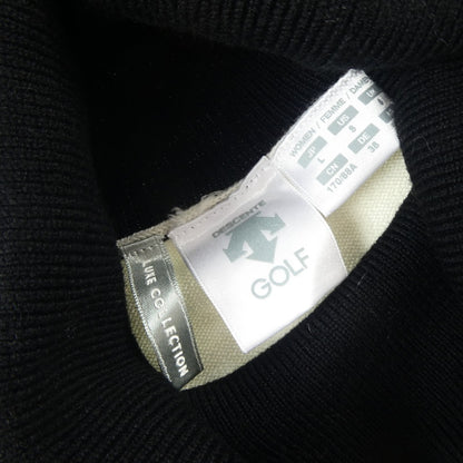 【中古】DESCENTE | デサント ウール混ポリエステル変形タートルネックセーター ニット DGWSJL02 LUXE COLLECTION ベージュ サイズ：L