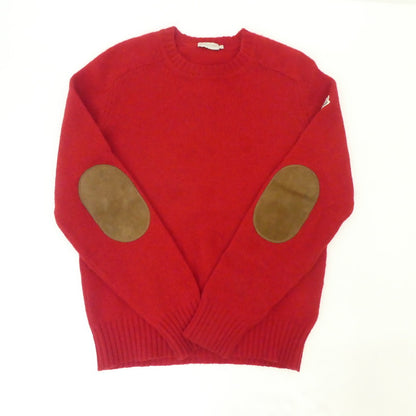 【中古】MONCLER | モンクレール MAGLIONE TRICOT GIROCOLLO セーター レッド サイズ：L