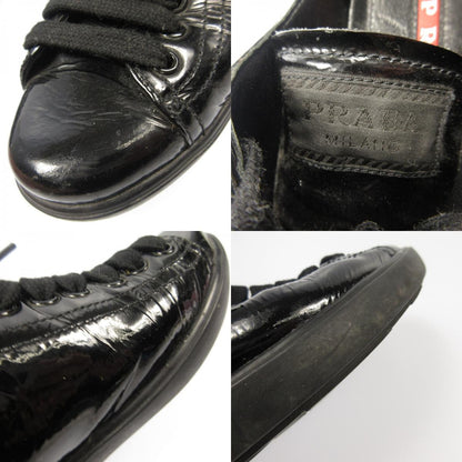 【中古】PRADA | プラダ スニーカー 3E 5534 ブラック 22.5cm