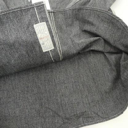 【中古】SAMURAI JEANS | サムライジーンズ 撚り杢セルビッチシャンブレーシャツ 長袖シャツ SJCBS23 グレー サイズ：L