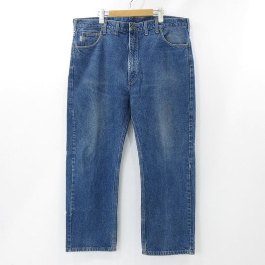 【中古】Carhartt | カーハート デニムパンツ 880 90s レザーパッチ ブルー サイズ：44
