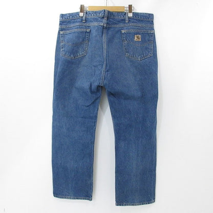 【中古】Carhartt | カーハート デニムパンツ 880 90s レザーパッチ ブルー サイズ：44