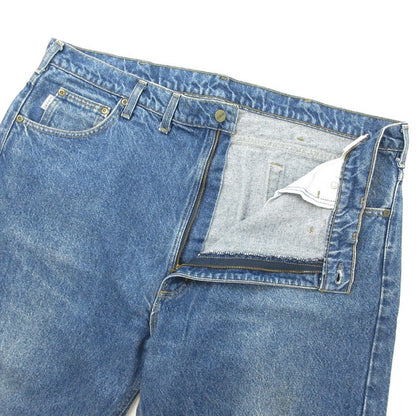 【中古】Carhartt | カーハート デニムパンツ 880 90s レザーパッチ ブルー サイズ：44
