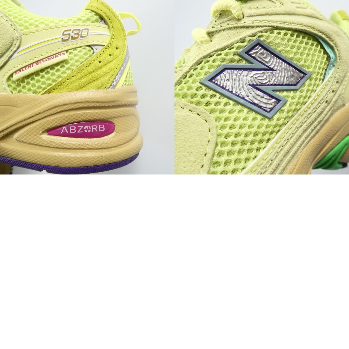 【中古】NEW BALANCE | ニューバランス スニーカー MR530PR ライトグリーン 26.5cm