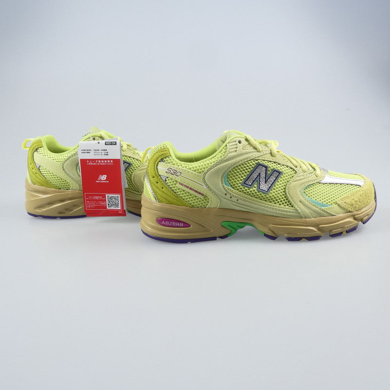 【中古】NEW BALANCE | ニューバランス スニーカー MR530PR ライトグリーン 26.5cm