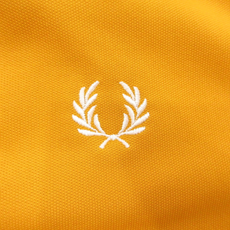 【中古】FRED PERRY | フレッドペリー LAUREL WREATH TAPED TRACK JACKET ジャージ J6231 イエロー サイズ：S
