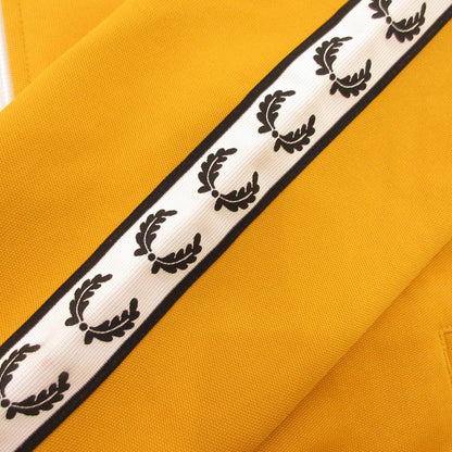 【中古】FRED PERRY | フレッドペリー LAUREL WREATH TAPED TRACK JACKET ジャージ J6231 イエロー サイズ：S