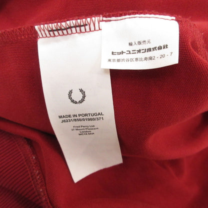 【中古】FRED PERRY | フレッドペリー LAUREL WREATH TAPED TRACK JACKET ジャージ J6231 ボルドー/バーガンディー サイズ：S