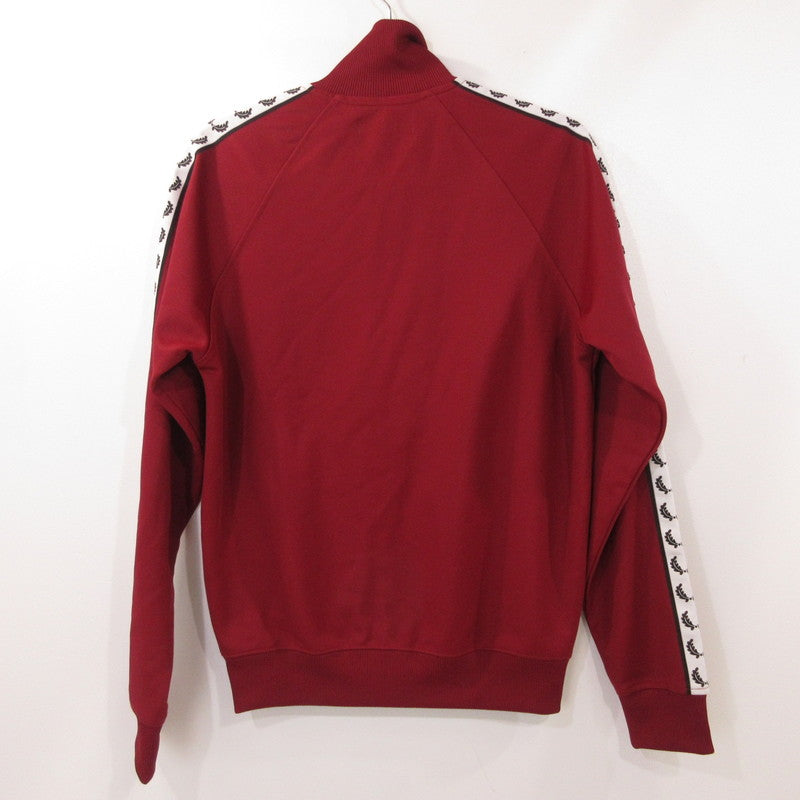 【中古】FRED PERRY | フレッドペリー LAUREL WREATH TAPED TRACK JACKET ジャージ J6231 ボルドー/バーガンディー サイズ：S