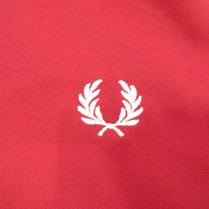 【中古】FRED PERRY | フレッドペリー LAUREL WREATH TAPED TRACK JACKET ジャージ J6231 ボルドー/バーガンディー サイズ：S