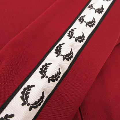 【中古】FRED PERRY | フレッドペリー LAUREL WREATH TAPED TRACK JACKET ジャージ J6231 ボルドー/バーガンディー サイズ：S