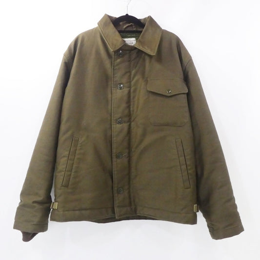 【中古】BUZZ RICKSONS | バズリクソンズ Type DECK A-2 “JUNGLE CLOTH VERSION” その他アウター BR15155 オリーブ サイズ：XL