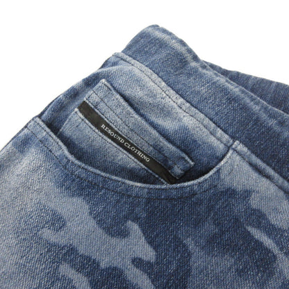 【中古】RESOUND CLOTHING | リサウンドクロージング DENIM JERSEY LINE PT DIND パンツ RC20-ST-008D ブルー サイズ：1【姫路東店】