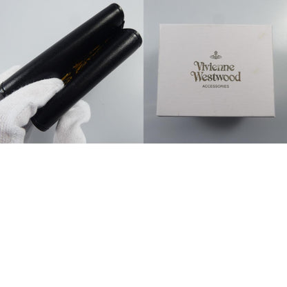 【中古】Vivienne Westwood | ヴィヴィアンウエストウッド VINTAGE WATER ORB 三つ折り財布 3318M1J ブラック