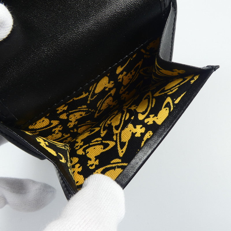 【中古】Vivienne Westwood | ヴィヴィアンウエストウッド VINTAGE WATER ORB 三つ折り財布 3318M1J ブラック