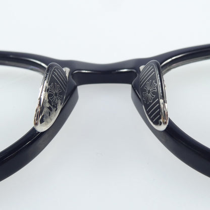 【中古】CHROME HEARTS | クロムハーツ DINGALONGLINGLONG メガネ サイズ:49□24 ブラック