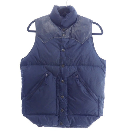【中古】Rocky Mountain FeatherBed | ロッキーマウンテンフェザーベッド ダウンベスト 290-172-01 ネイビー サイズ：36