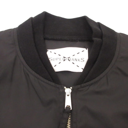 【中古】SUPER THANKS | スーパーサンクス MA-1 TYPE BIC JACKET ミリタリージャケット ST223JK003 ブラック サイズ：M