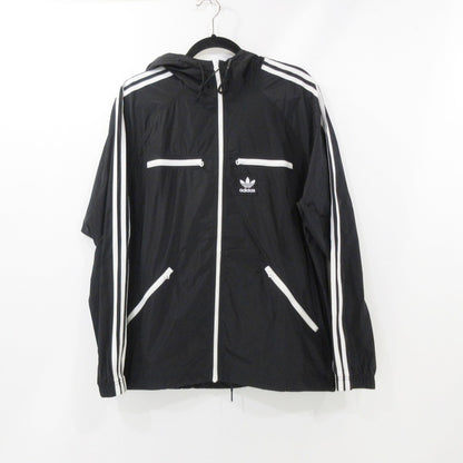 【中古】adidas Originals | アディダスオリジナルス CLASSICS WINDBREAKER ナイロンジャケット HS2066 ブラック サイズ：L