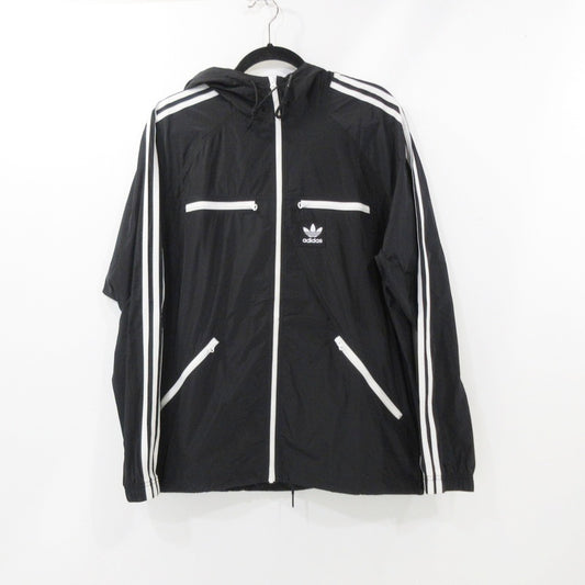 【中古】adidas Originals | アディダスオリジナルス CLASSICS WINDBREAKER ナイロンジャケット HS2066 ブラック サイズ：L