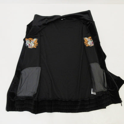 【中古】UNIVERSAL STYLE WEAR | ユニバーサルスタイルウェア ベロアトラックJKT ジャージ 643400 ブラック サイズ：L