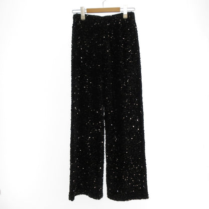 【中古】 スパンコール パンツ chw22s101 ブラック