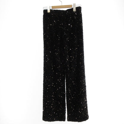【中古】 スパンコール パンツ chw22s101 ブラック