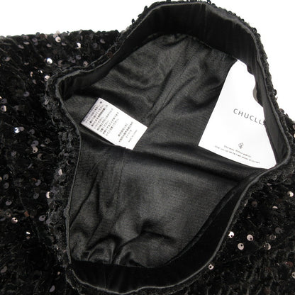 【中古】 スパンコール パンツ chw22s101 ブラック