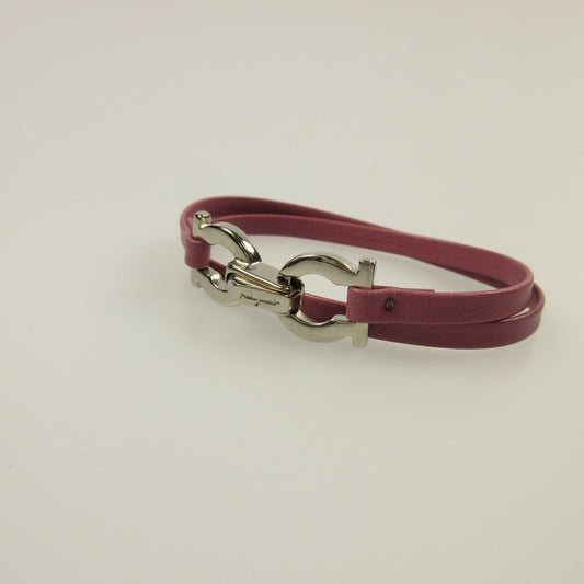 【中古】Salvatore Ferragamo | サルヴァトーレフェラガモ ガンチーニチョーカー ブレスレット ピンク