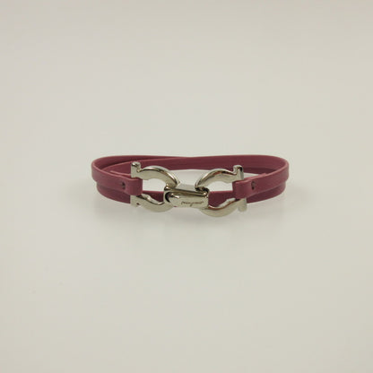 【中古】Salvatore Ferragamo | サルヴァトーレフェラガモ ガンチーニチョーカー ブレスレット ピンク