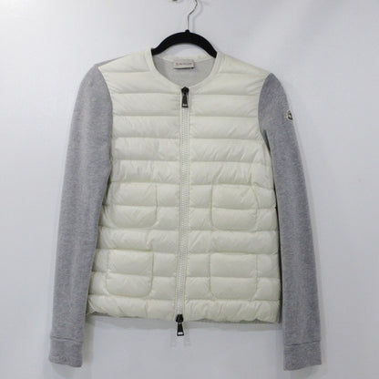 【中古】MONCLER | モンクレール MAGLIA CARDIGAN ダウンジャケット B20938495800 ホワイト
