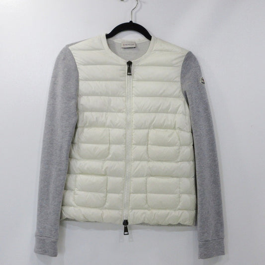【中古】MONCLER | モンクレール MAGLIA CARDIGAN ダウンジャケット B20938495800 ホワイト