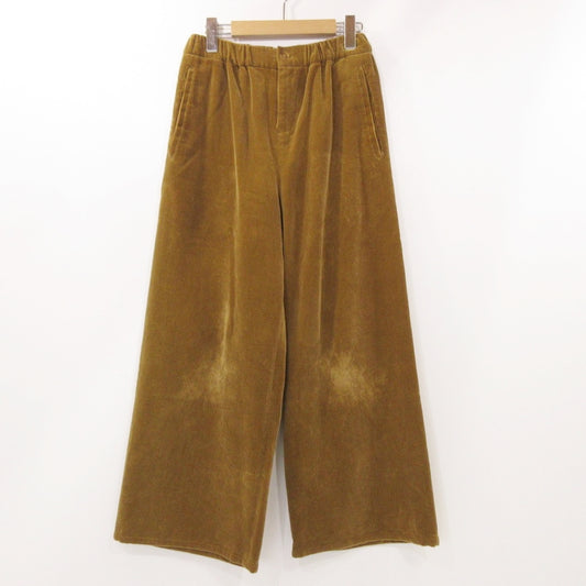 【中古】DIGAWEL | ディガウェル ワイドコーデュロイパンツ パンツ ブラウン