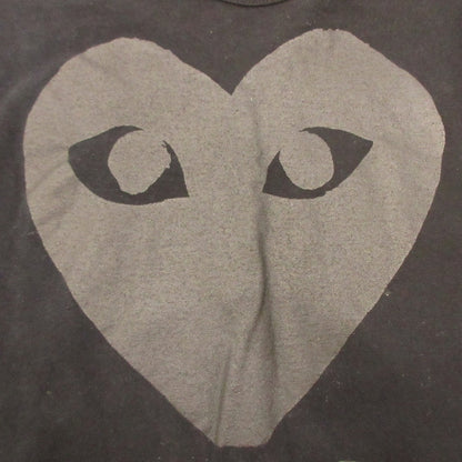 PLAY COMME des GARCONS | PLAY COMME des GARCONS TWO HEARTS TEE Short-sleeved T-shirt AZ-T194 Black Size: L