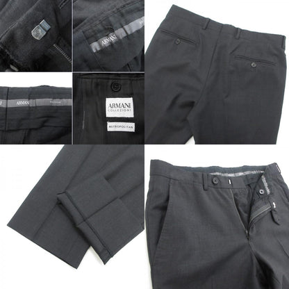 【中古】ARMANI COLLEZIONI | アルマーニコレッツォーニ METROPOLITAN セットアップ グレー サイズ：46