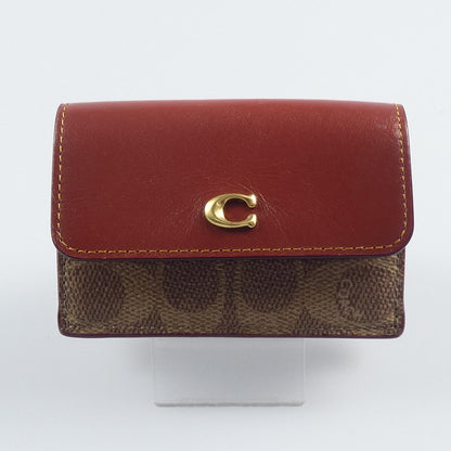 【中古】COACH | コーチ ミニトライフォールドウォレット 三つ折り財布 CM438