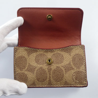 【中古】COACH | コーチ ミニトライフォールドウォレット 三つ折り財布 CM438