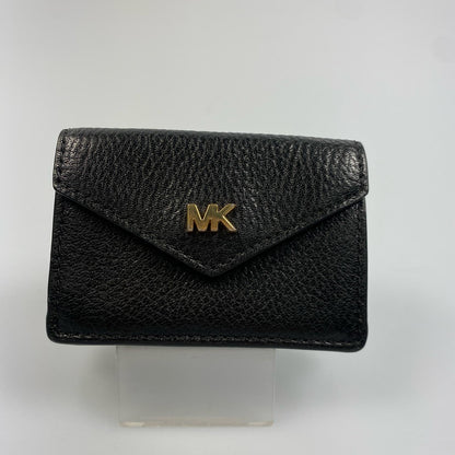 【中古】Michael Kors | マイケルコース MONEY PIECES SM TRIFOLD FLP WLLT 三つ折り財布 32T9GF6E5L ブラック