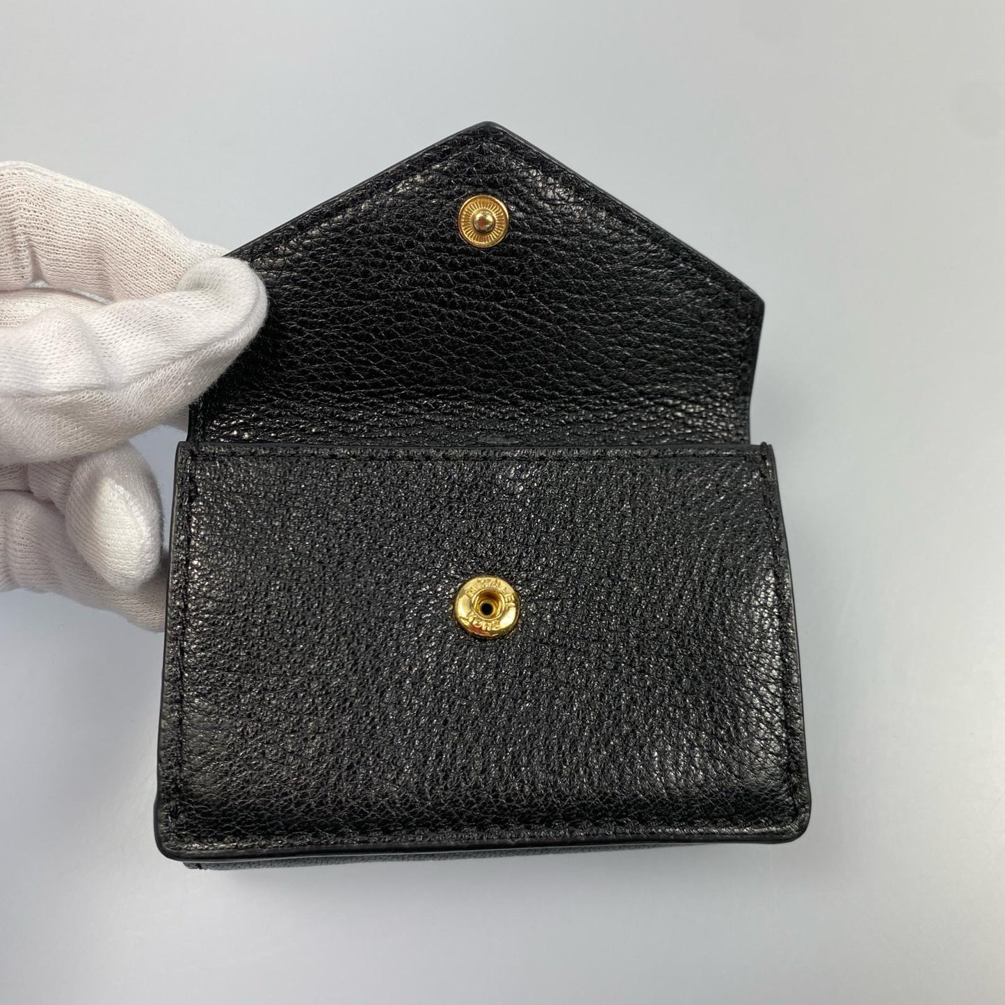 【中古】Michael Kors | マイケルコース MONEY PIECES SM TRIFOLD FLP WLLT 三つ折り財布 32T9GF6E5L ブラック