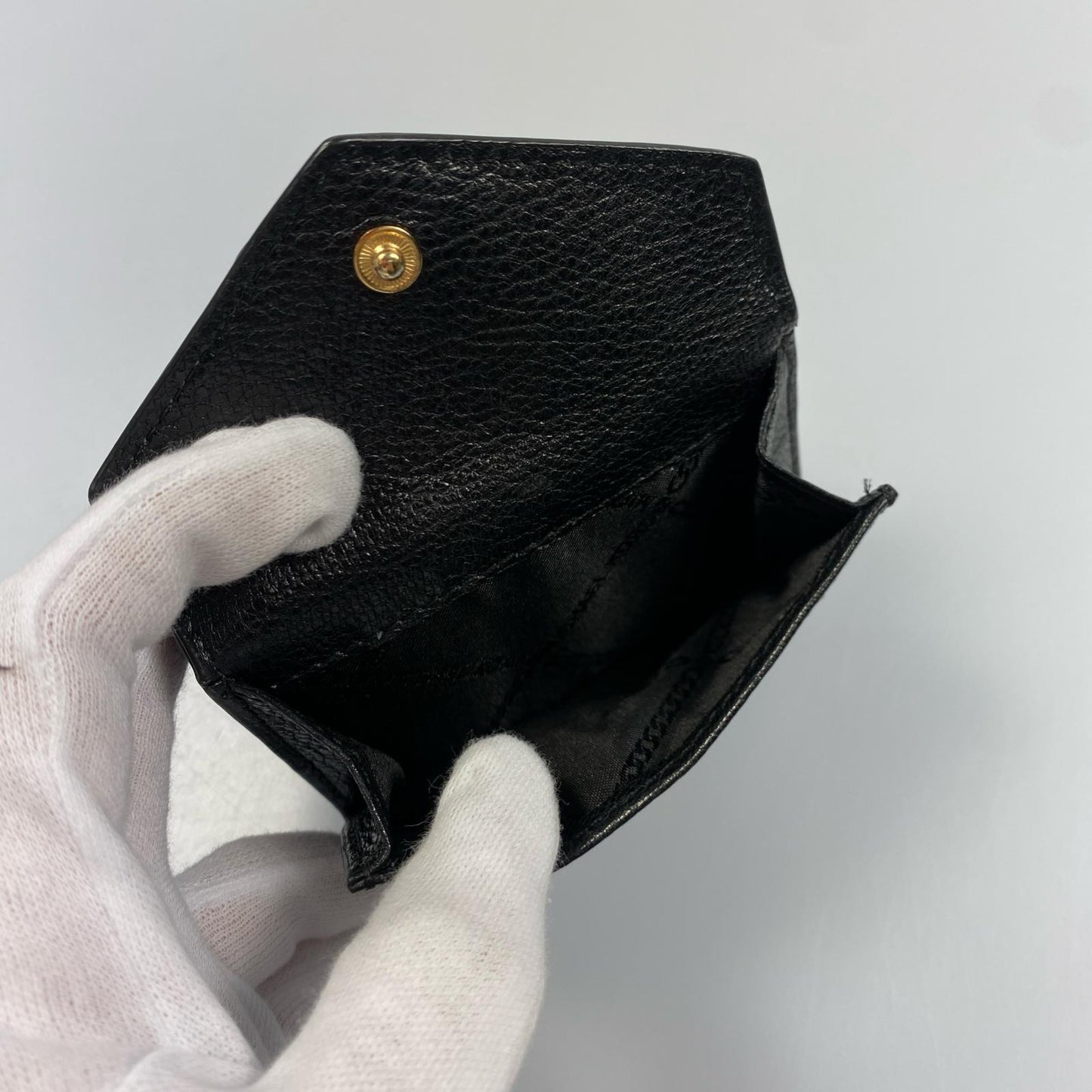 【中古】Michael Kors | マイケルコース MONEY PIECES SM TRIFOLD FLP WLLT 三つ折り財布 32T9GF6E5L ブラック