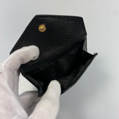 【中古】Michael Kors | マイケルコース MONEY PIECES SM TRIFOLD FLP WLLT 三つ折り財布 32T9GF6E5L ブラック